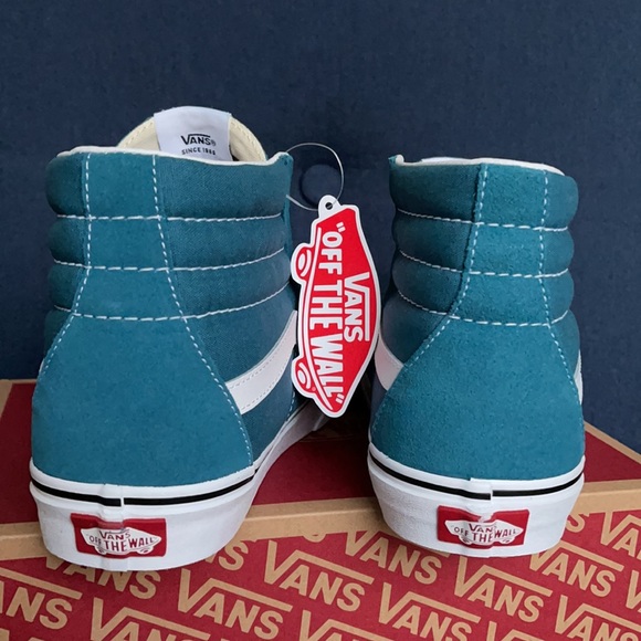 Vans Sk8-Hi Blue Coral/True White MENS - Picture 15 of 16